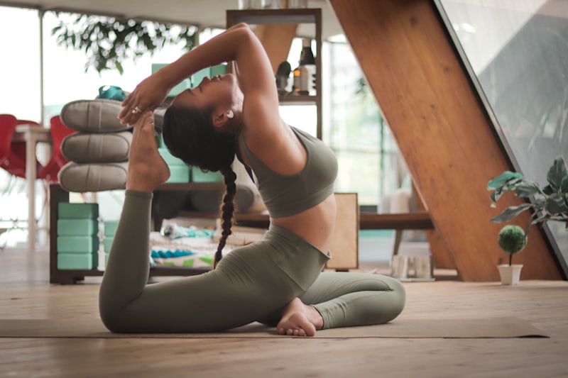 Yoga and flexibility training at KR Fitness Studio Chandigarh